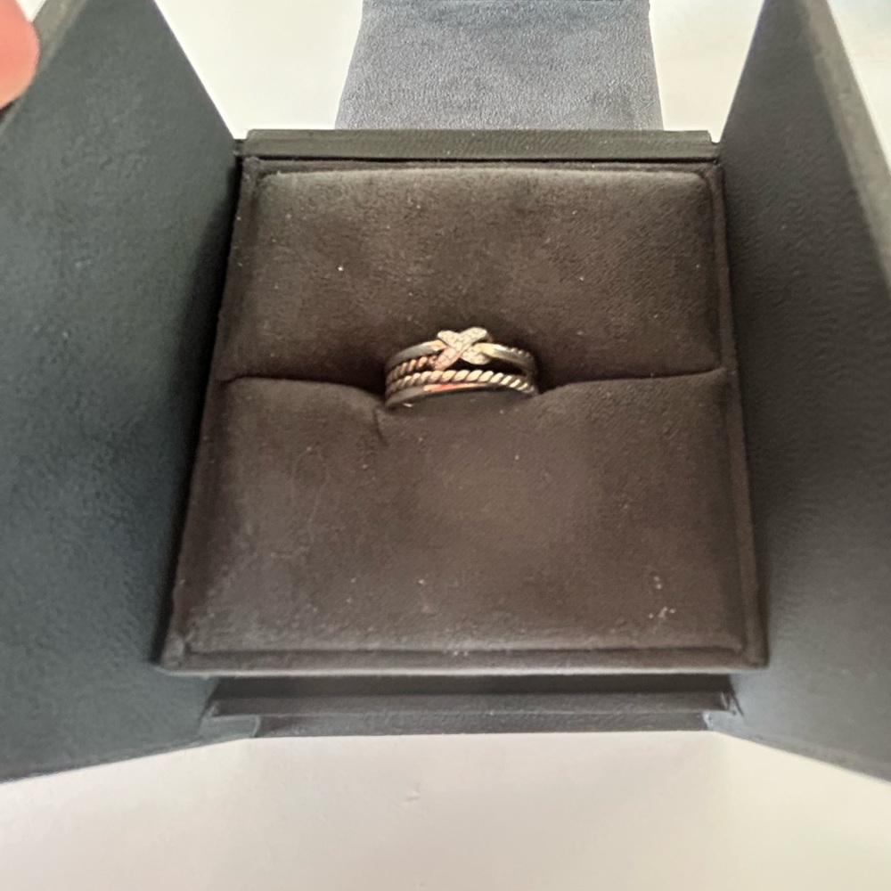 David Yurman crossover ring